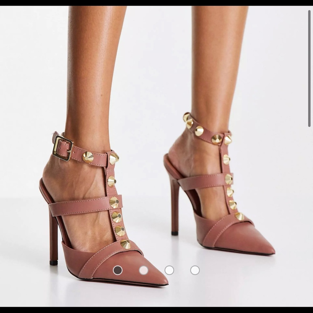 ASOS DESIGN PRIYAH. Studded high heels
